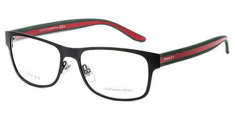 Gucci GG2232 CUE Eyeglasses in Black Green Red